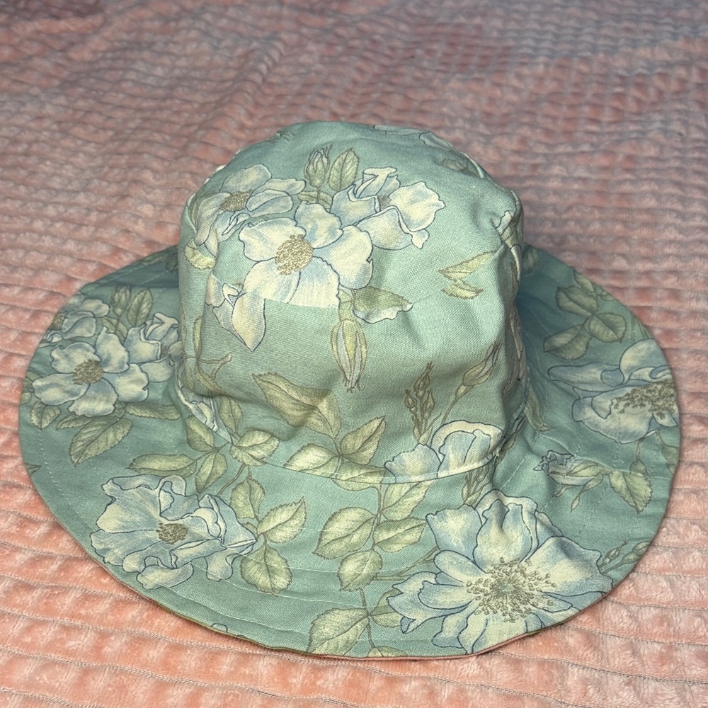 Hat Attack Reversible Bucket Hat | Floral & Striped Sun Hat | OS